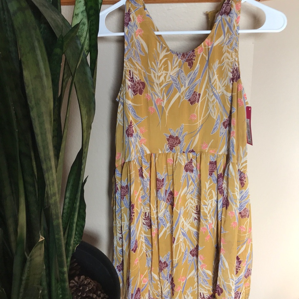 Yellow Floral Dress